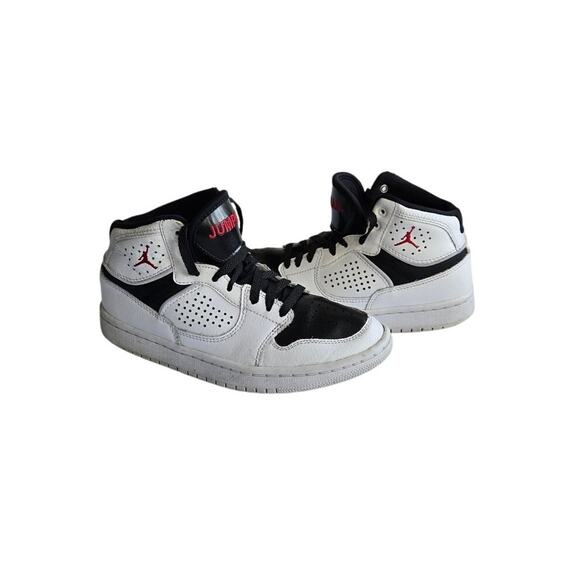 Nike Jordan Access JUMPMAN Youth Sneakers High Top Leather Streetwear Sz 4.5 Y - Picture 4 of 7